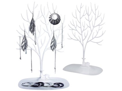 Stojan na šperky ve tvaru jelena a stromu - organizér na náušnice, náramky a doplňky
