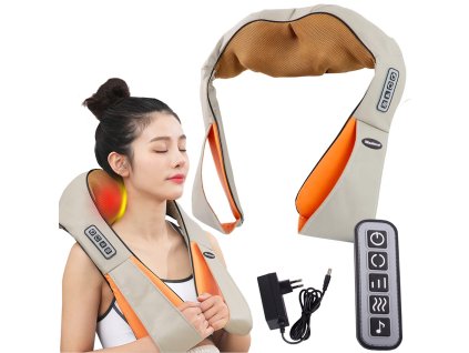 64569 1 bezovy shiatsu masazni pristroj na krk s 2 funkcemi