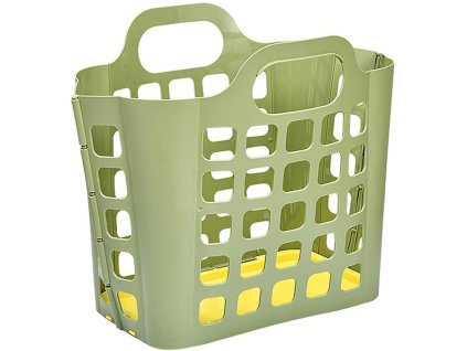 eng pl Shopping basket plastic folding laundry basket large 6174 1