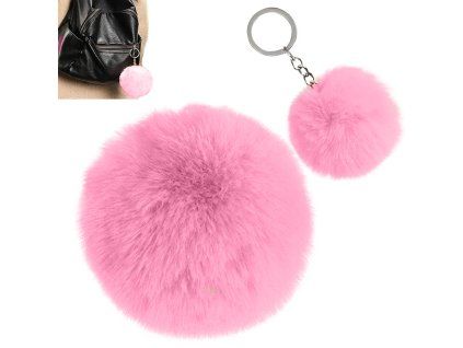 66775 klicenka pompon ruzova