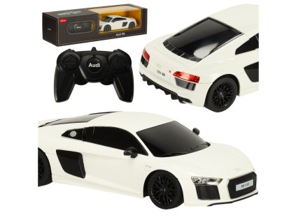 RC Model Audi R8 2015 1:24 - Bílé Auto pro Děti