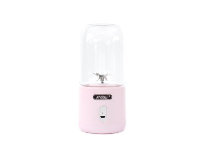 Růžový Mini Smoothie Maker Andowl Q-ZB25 - Ideální Volba
