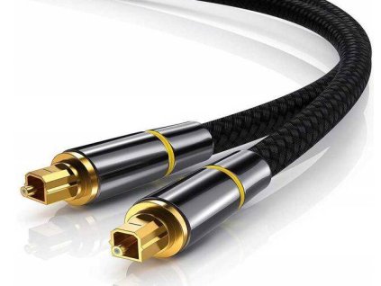 Optický kabel 2,0 m - Černý, rychlé připojení