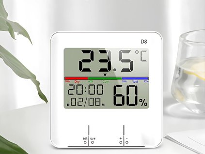 eng pl Thermometer weather station internal hygrometer clock battery lcd 7024 6