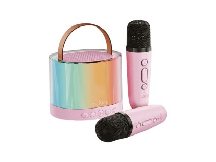 Karaoke souprava s Bluetooth a s 2 bezdrátovými mikrofony - MXKS-200 BT