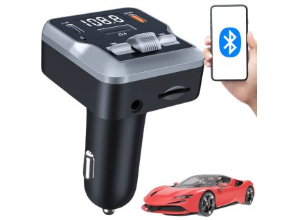 Transmitter volume Fm mp3, 2 x usb c bluetooth 5,3 12v sd card
