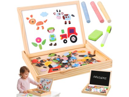 Oboustranná vzdělávací tabule Kruzzel 25637