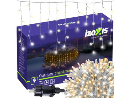 Venkovní světla 100LED 4m Izoxis 26858