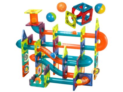Magnetické bloky - kuličková dráha 96 dílků 26468