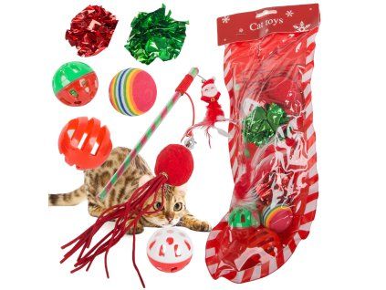 Sada hraček pro kočky 9 ks mix