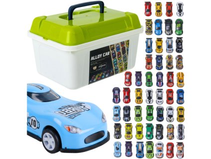 Motorizovaná auta v kufru, 50 ks 26603