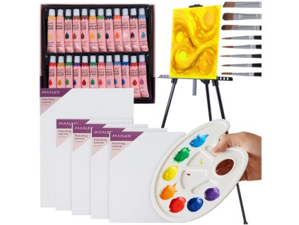 Sada kreativních malířských potřeb 41 dílů Maaleo 26800