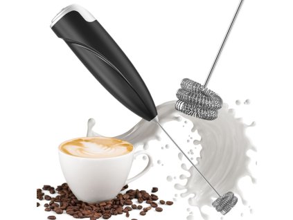 Elektrický napěňovač na mléko a kávu ruční mini mixér kuchyňský šlehač