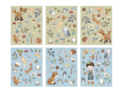 Sada se samolepkami Forest Friends