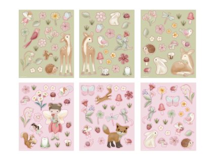 Sada se samolepkami Fairy Garden