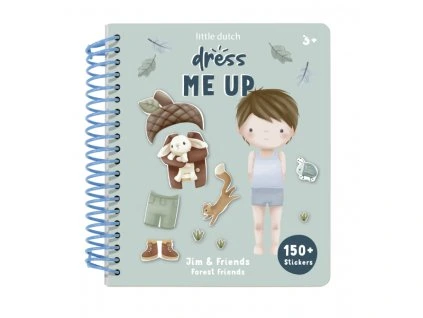 Kniha oblékací se samolepkami Forest Friends
