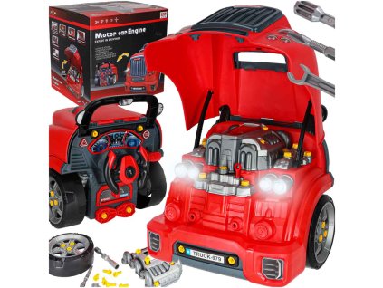 Sada pro demontáž motoru nákladního automobilu mechanické pohyblivé části