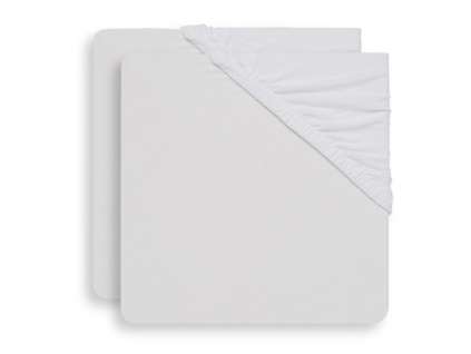 Prostěradlo napínací 40/50 x 80/90 cm 2 ks White