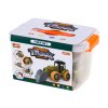 Farmářská stavebnice s kombajnem twist drill v úložné krabici