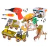 Farmářská stavebnice s kombajnem twist drill v úložné krabici