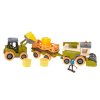 Farmářská stavebnice s kombajnem twist drill v úložné krabici