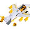 Letadlo Transporter + 6 vozů stavební vozidla boční/přední otvírání