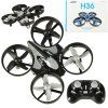 Mini RC dron 2,4 GHz se 6osou stabilizací a režimem Headless, černý, JJRC