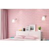 3D nástěnný panel z bílých cihel (70 x 77 cm)