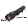 45413 1 takticka led svitilna bailong s cree diodou a zoomem