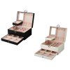 46160 3 sperkovnice a hodinky organizer se zrcadlem