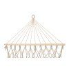 Zahradní houpací síť boho se střapci 200cm - ecru