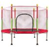Dětská zahradní trampolína 140 cm červená