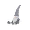 Vánoční trpaslík s vousy šedý 47cm