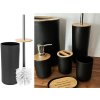 54126 3 stylova koupelnova sada cerny davkovac stetka a kos