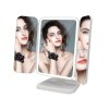 54777 2 skladaci led zrcadlo na make up s profesionalnim osvetlenim