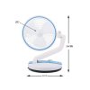 55574 5 skladaci ventilator s usb nabijenim a led svetlem