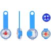 57598 3 luminiscencni led svetlo s uchycenim na obojek pro domaci mazlicky