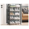 59222 7 stojan na boty organizator botnik skrinovy regal 5 urovni velky