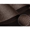 63423 3 kulate pletene prostirani na kuchynsky stul hneda