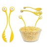 65067 3 eng pl spoons pasta spaghetti spoon set of 2 pcs scoop large strainer 6188 5