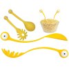65067 4 eng pl spoons pasta spaghetti spoon set of 2 pcs scoop large strainer 6188 8