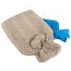 65736 2 pvc termofor plysovy obal mekky hnedy