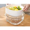 65844 3 eng pl double bowl for washing fruit colander strainer basket strainer strainer 6113 6