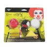 66033 5 make up sada s klaunskym nosem pro halloween cosplay make up