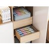 66544 6 eng pl underwear organiser socks drawer cupboard insert 24 compartments 6448 7