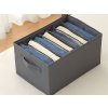 66604 1 eng pl clothes organiser underwear trousers drawer wardrobe socks grey 6469 3