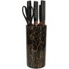Sada kuchyňských nožů a nůžek s mramorovým stojanem BASIC – elegantní nástroj pro každou kuchyni