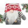 67729 8 eng pl christmas ghost grey gnome with christmas tree beard 38cm soft 6691 10