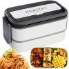 68407 4 eng pl breakfast box with dividers stacking container xxl cutlery lunchbox 1400ml 6739 6
