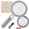 69604 2 eng pl illuminated reading glass magnifying glass 5 12x with led lighting 7012 3